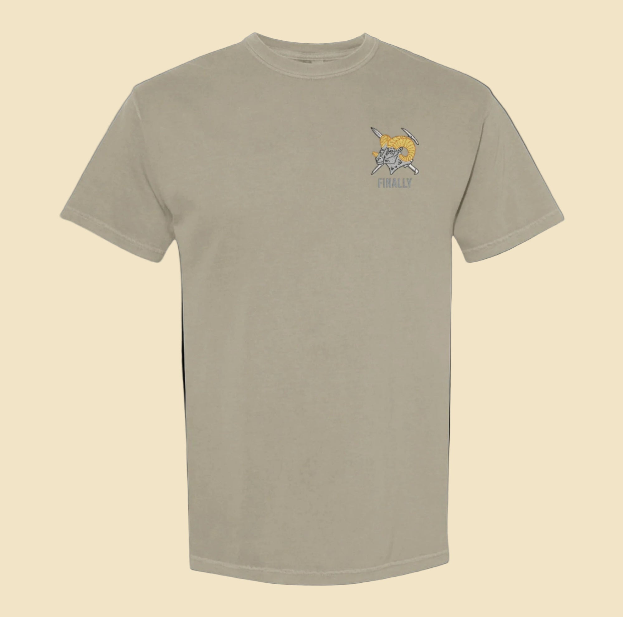 Mountaineering Badge (Finally) - Embroidered Heavyweight Tee