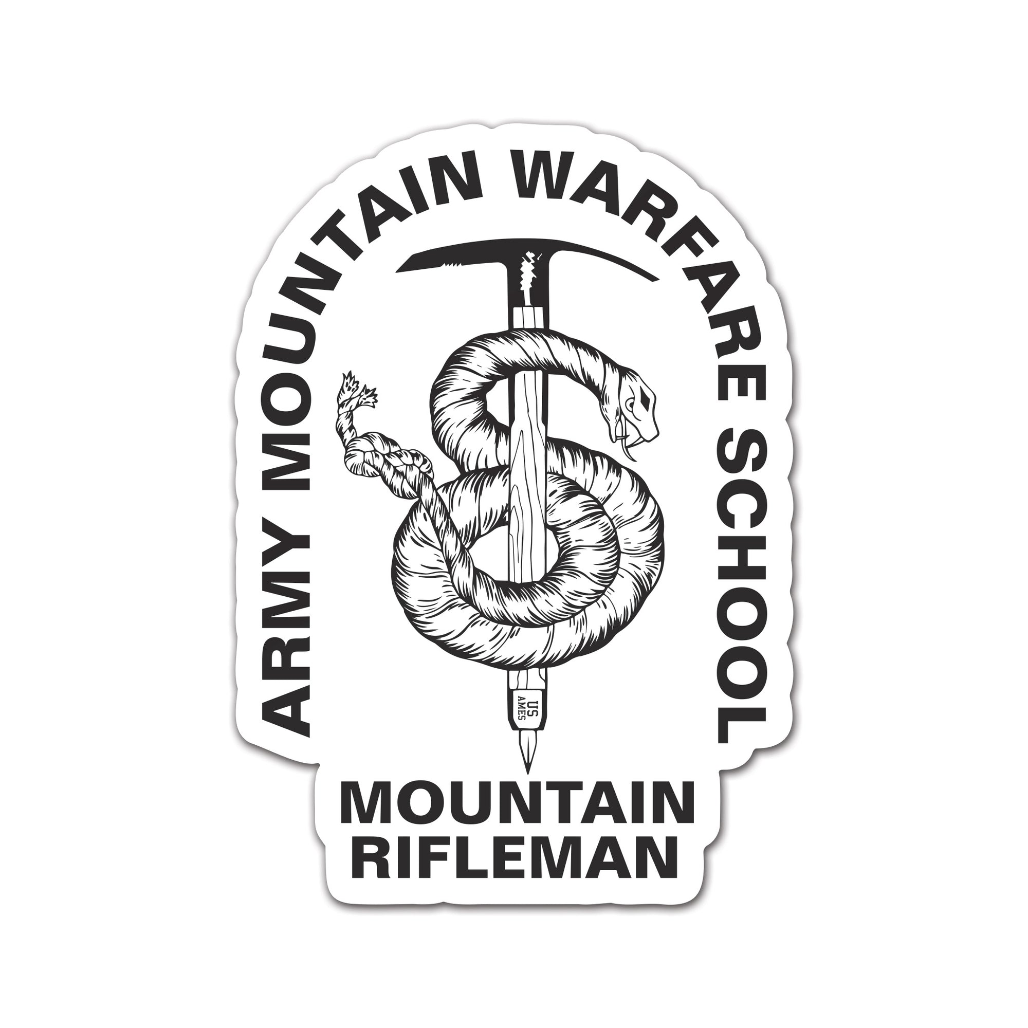 Mountain Rifleman Sticker